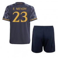 Real Madrid Ferland Mendy #23 Gostujuci Dres za djecu 2023-24 Kratak Rukav (+ Kratke hlače)